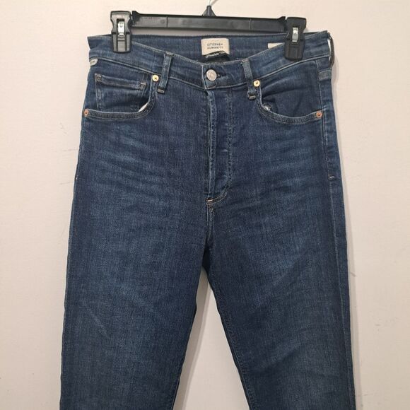 Citizen Of Humanity Premium Vintage Jolene High Rise Dark Blue Size 28 - Picture 10 of 14